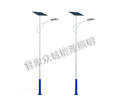 白银复兴号太阳能led路灯
